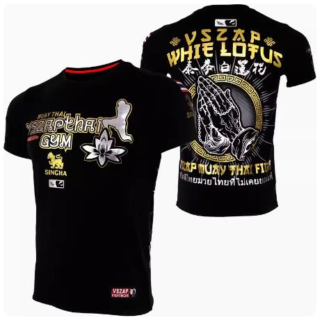 Vszap VT006 Muay Thai Boxing T-Shirt S-4XL Black