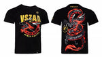 Vszap VT111 Blaze Dragon MMA Kick Boxing T-Shirt S-2XL Black