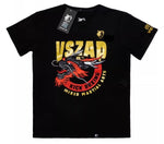 Vszap VT111 Blaze Dragon MMA Kick Boxing T-Shirt S-2XL Black