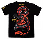 Vszap VT111 Blaze Dragon MMA Kick Boxing T-Shirt S-2XL Black