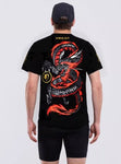 Vszap VT111 Blaze Dragon MMA Kick Boxing T-Shirt S-2XL Black