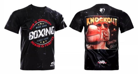 Vszap VT112 Blood Warrior Boxing Dry Tech T-Shirt S-4XL Black