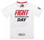 Vszap VT114 Break Daily Muay Thai Boxing Dry Tech T-Shirt S-4XL White