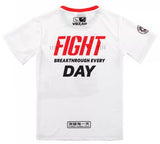 Vszap VT114 Break Daily Muay Thai Boxing Dry Tech T-Shirt S-4XL White
