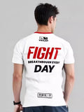 Vszap VT114 Break Daily Muay Thai Boxing Dry Tech T-Shirt S-4XL White