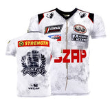 Vszap VT115 Hidden Edge Muay Thai Boxing Dry Tech T-Shirt S-4XL White