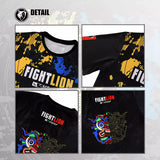 Vszap VT123 Fight Lion MMA Rashguard Dry Tech T-Shirt S-2XL