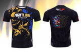 Vszap VT123 Fight Lion MMA Rashguard Dry Tech T-Shirt S-2XL