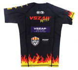 Vszap VT135 Fire Flame MMA Rashguard Dry Tech T-Shirt M-2XL