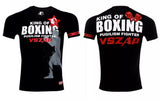 Vszap King of Boxing VT013 Boxing T-Shirt S-4XL Black