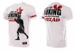 Vszap King of Boxing VT013 Boxing T-Shirt S-4XL White