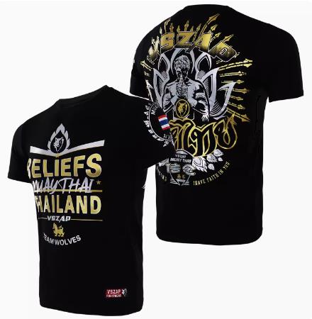 Vszap Belief VT014 Muay Thai Boxing T-Shirt S-4XL Black