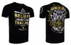 Vszap Belief VT014 Muay Thai Boxing T-Shirt S-4XL Black
