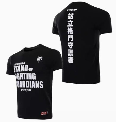 Vszap VT016 Muay Thai Boxing T-Shirt S-4XL Black