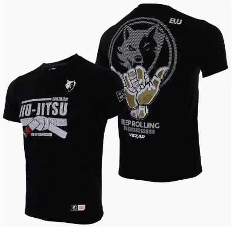 Vszap Jiu Jitsu VT017 T-Shirt S-4XL Black