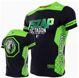 Vszap Octagon VT062 Muay Thai Dry Tech T-Shirt S-4XL Green