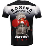 Vszap Boxing Cat VT066 Boxing Dry Tech T-Shirt S-4XL