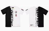 Vszap VT074 Muay Thai Boxing Dry Tech T-Shirt S-4XL Black White