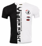 Vszap VT074 Muay Thai Boxing Dry Tech T-Shirt S-4XL Black White
