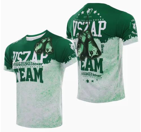 Vszap Professional Boxer VT076 MMA Dry Tech T-Shirt S-4XL Green