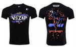 Vszap VT083 Muay Thai Boxing T-Shirt S-2XL Black