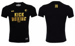 Vszap VT084 Kick Boxing T-Shirt S-2XL Black Gold