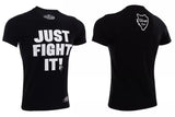 Vszap Just Fight It VT086 Muay Thai Boxing T-Shirt S-2XL Black