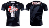 Vszap VT087 Boxing Dry Tech T-Shirt S-4XL Black