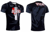 Vszap VT087 Boxing Dry Tech T-Shirt S-4XL Black