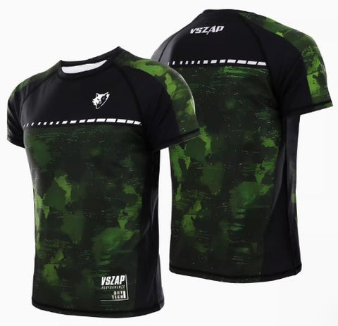 Vszap VT090 MMA Dry Tech T-Shirt S-4XL Green