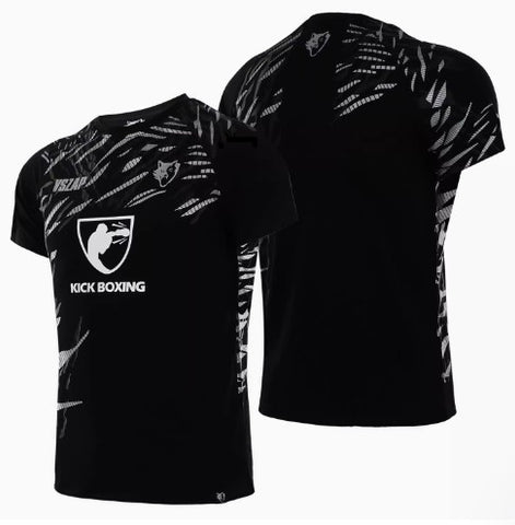 Vszap VT091 Kick Boxing T-Shirt S-2XL Black Silver