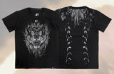 Vszap VT093 Tiger Muay Thai Boxing T-Shirt S-2XL Black Grey