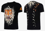 Vszap VT093 Tiger Muay Thai Boxing T-Shirt S-2XL Black