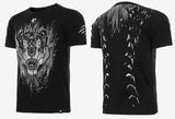 Vszap VT093 Tiger Muay Thai Boxing T-Shirt S-2XL Black Grey