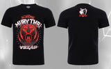 Vszap VT094 Bear King Muay Thai Boxing T-Shirt S-2XL Black
