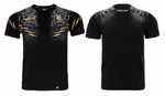 Vszap VT095 Champions Muay Thai Boxing T-Shirt S-2XL Black Gold