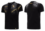 Vszap VT095 Champions Muay Thai Boxing T-Shirt S-2XL Black Gold