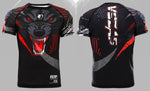 Vszap VT096 Night Wolf MMA Dry Tech T-Shirt S-4XL Black