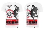 Vszap VT099 Muay Thai Boxing T-Shirt S-2XL White