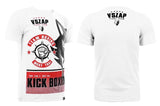 Vszap VT099 Muay Thai Boxing T-Shirt S-2XL White