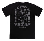 Vszap Best In The Fight VT085 Muay Thai Box-T-Shirt, S-2XL, Weiß