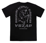 Vszap Best In The Fight VT085 Muay Thai Box-T-Shirt, S-2XL, Weiß