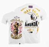 Vszap Best In The Fight VT085 Muay Thai Box-T-Shirt, S-2XL, Weiß