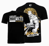 Vszap VT104 Bangkok Muay Thai Boxing T-Shirt S-2XL Black