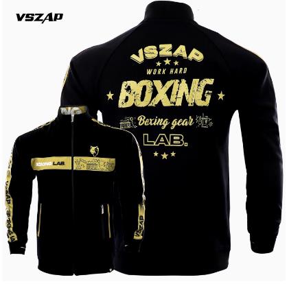 Vszap VTHJ009 Boxing Lab Zip Up Jacket Long Sleeve XS-3XL