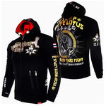 Vszap VTHJ016 Muay Thai Boxing Zip Up Hoodie Long Sleeve XS-3XL