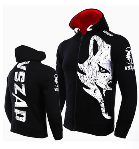 Vszap VTHJ019 MMA Zip Up Hoodie Long Sleeve XS-3XL