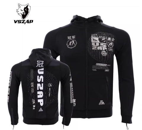 Vszap VTHJ020 Quick Dry Zip Up Hoodie Long Sleeve S-2XL