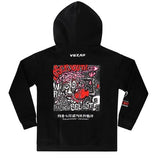 Vszap VTHJ021 Fiery Passion Zip Up Hoodie Long Sleeve S-2XL