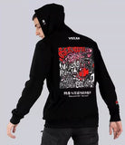 Vszap VTHJ021 Fiery Passion Zip Up Hoodie Long Sleeve S-2XL
